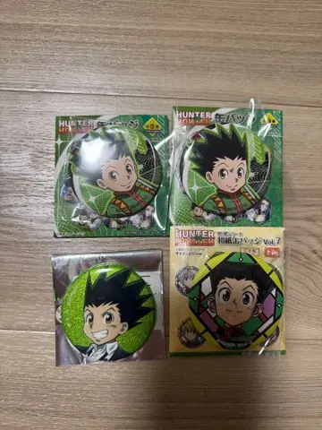 HUNTER x HUNTER 캔뱃지 곤