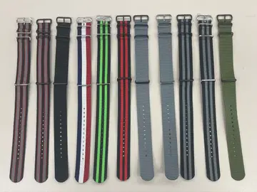 손목시계 교체용 NATO(나일론) 벨트 11개 세트