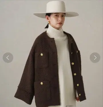 오늘 한정 판매 라운지 드레스 트위드 자켓