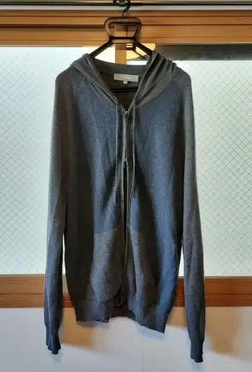 니먼 마커스 캐시미어 니트 지퍼 후드티 더블 지퍼