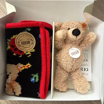 Steiff x FEILER 슈타이프 테디베어즈 앤 하이디 세트