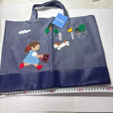 familiar 자수 디자인 토트백