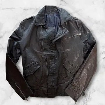 이탈리아 가죽 자켓 천연 가죽 블랙 라이더 M