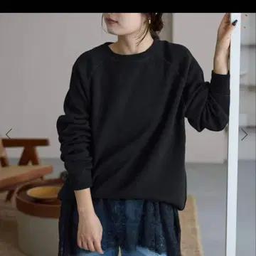 SLOBE IENA 레이스 콤비 티셔츠