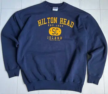 Hnses HILTON HEAD EST. 1663 맨투맨