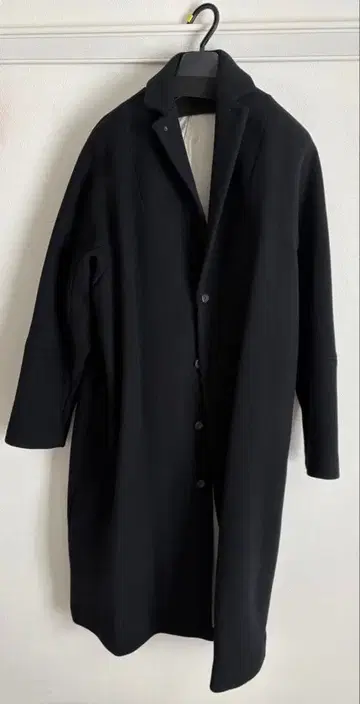 스즈키 타카유키 테일러드 칼라 코트 블랙 사이즈 1