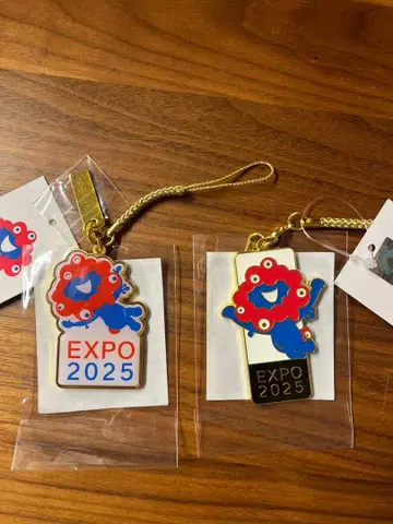 오사카 간사이 박람회 미야쿠미야쿠 키링 세트