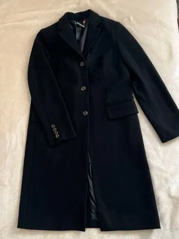 마크 제이콥스 블랙 체스터 코트 S 울 TOTEME