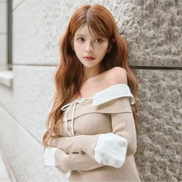 랜디 셔츠 도킹 스트링 코어 원피스