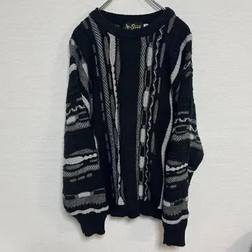 USA제 빈티지 구제 의류 ALAN STUART 3D 니트 스웨터 XL