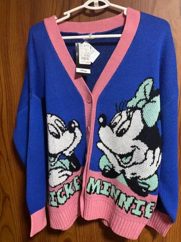 아베일 미키 미니 가디건