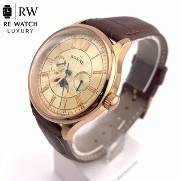 7-4930 SONNE 아날로그 3 ATM 손목시계 골드/브라운