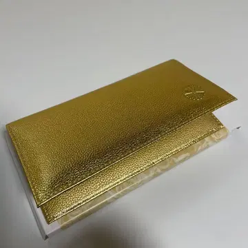 천연 가죽 황궁 지갑 미사용 새상품 골드 장지갑