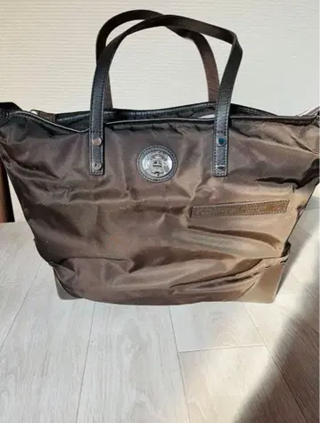 브라운 나일론 비즈니스 백