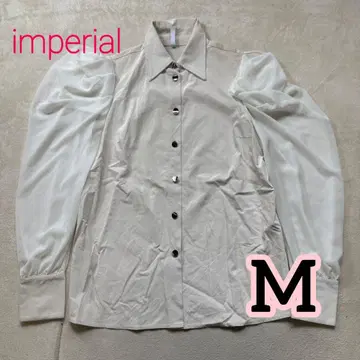 imperial 퍼프 슬리브 긴팔 셔츠 M
