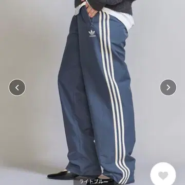 adidas ADS200 BEAUTY&YOUTH 별주 블루 트랙 팬츠