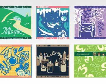 Mrs. GREEN APPLE 제일복권 G상 자카드 타월 컴플리트