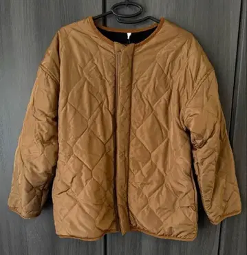 미사용 새상품 여성용 브라운 퀼팅 자켓