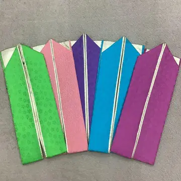 레이어트 카라 5색 세트 10 순수 실크 2way