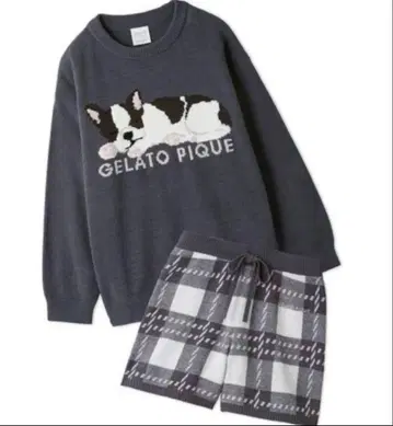 GELATO PIQUE 프렌치 불독 룸웨어 세트