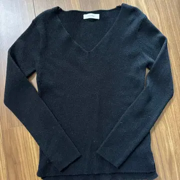 TODAYFUL 블랙 V넥 니트 F 사이즈