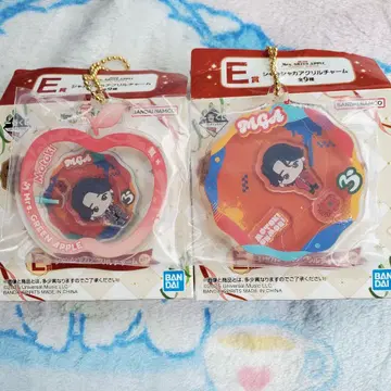 제일복권 미세스 그린애플 E상 아크릴 참 x 2종 오오모리 모토키