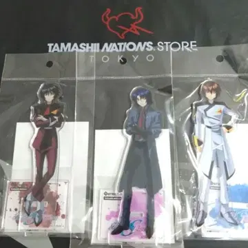 건담 SEED FREEDOM  네이션 아크릴 스탠드 3종 세트