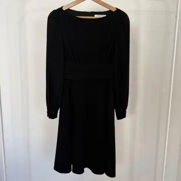 FOXEY NEW YORK 긴팔 플레어 원피스 블랙 38 여성용 S