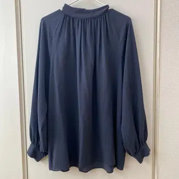 UNITED ARROWS 네이비 블라우스 긴팔