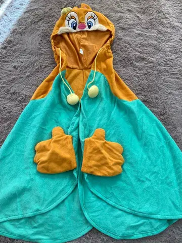 레어! 클라리스 후드 부착 판초 팬캡