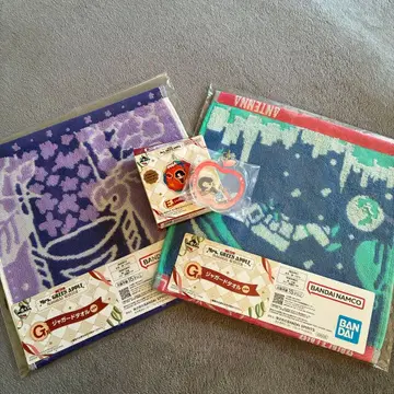 미세스 1번 복권 E상 오오모리 모토키 G상 타월 바스락 아크릴 참