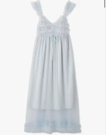 택 포함 새상품 완판템 SNIDEL HOME 튤 프릴 원피스