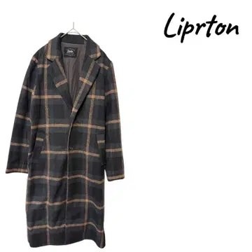 [ 새상품급 ] Liprton 체스터 코트 체크 무늬