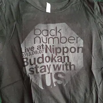 back number 티셔츠 S 사이즈