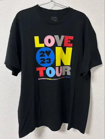 Harry Styles LOVE ON TOUR 2023 티셔츠 XL