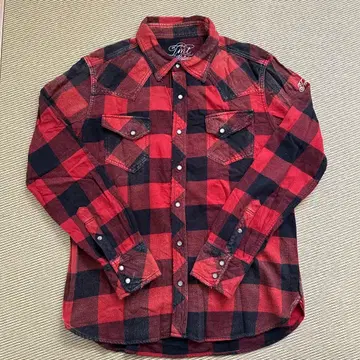 TMT 체크 긴팔 셔츠 [ L ]