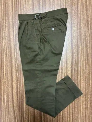 GTA HERRICK 에릭 코튼 2 플리츠 사이드 조절 팬츠