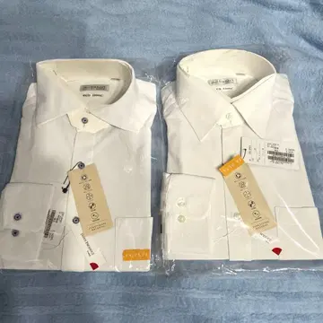 화이트 남성용 i-shirt 와이셔츠 2세트