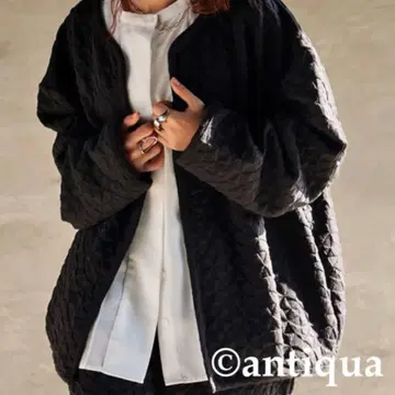 antiqua 노카라 자켓 FREE 블랙 여성용