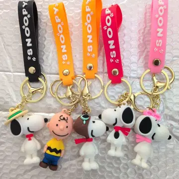 스누피 키링 5개 세트