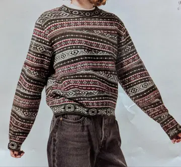 COOHEM 코헨 페어아일 니트 그린 이번 시즌 상품