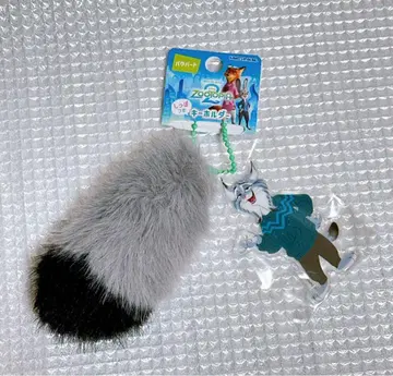 디즈니 주토피아2 파우버트 꼬리 포함 키링 스트랩
