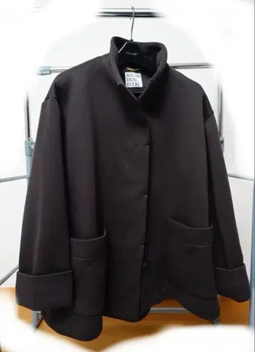 MICA&DEAL 스탠드 카라 플라이 프론트 코트