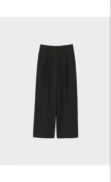 플라스테 웜 리저브 와이드 팬츠 블랙 M