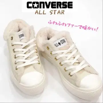 컨버스 퍼 스니커즈