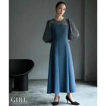 GIRL DRESS FOR NOW 파티 드레스 결혼식 레이스 L