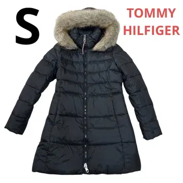 [ 새상품급 ] TOMMY HILFIGER 다운 자켓 S 블랙 슬림