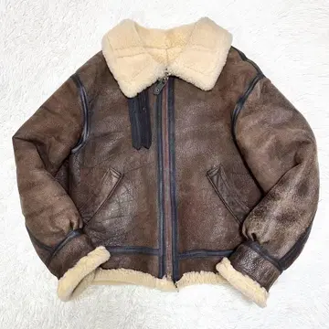 [ USA ] 아비렉스 B-3 플라이트 자켓 무스탕 40 보아