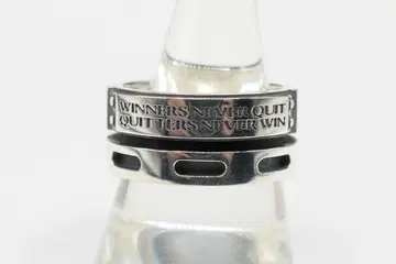 19호 미사용 새상품 닥터 몬로 메시지 플레이트 반지