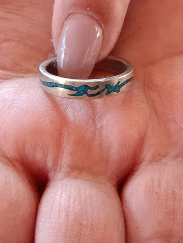 실버 925 반지 남성용